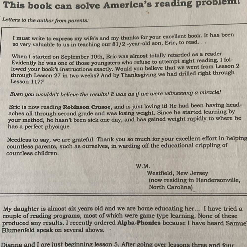 Alpha-Phonics Book with CD-Systematic Way of teaching Reading! - Picture 6 of 7